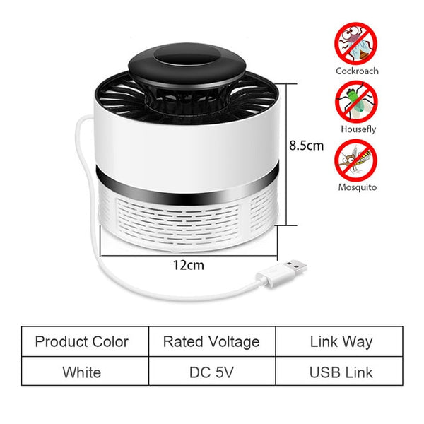 CHIZAO Mosquito killer USB electric mosquito killer Lamp Photocatalysis mute Light LED bug zapper insect trap Radiationless