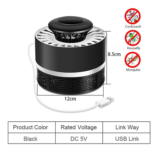 CHIZAO Mosquito killer USB electric mosquito killer Lamp Photocatalysis mute Light LED bug zapper insect trap Radiationless