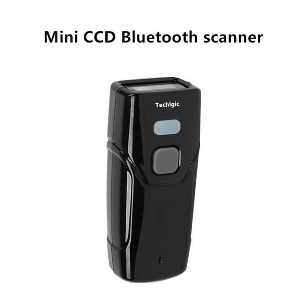 Pocket Wireless Bluetooth Barcode Scanner Mini Laser Portable Reader Red Light CCD Bar Code Scanner for IOS Android Windows