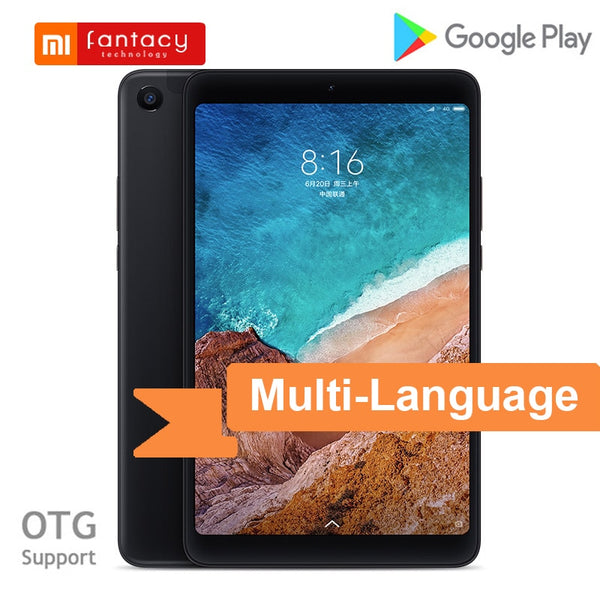 Multi-Language Xiaomi Mi Pad 4 32GB / 64GB LTE MiPad 4 Snapdragon 660 Octa Core 8'' HD Screen Android 8.1 Mi Pad 4 Tablet