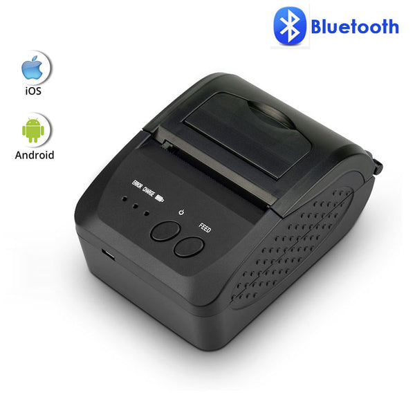 NETUM NT-1809DD 58mm Bluetooth Thermal Receipt Printer for Android IOS Windows AND 5890T RS232 Port Receipt Printer POS Portable