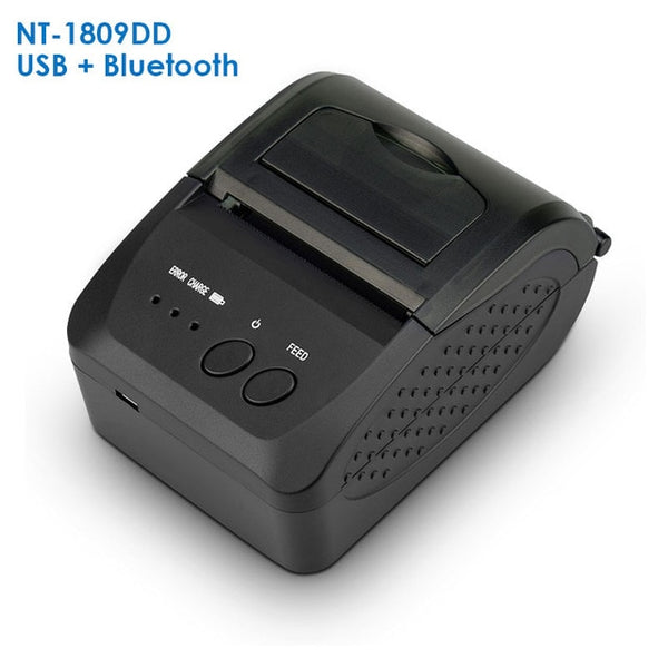 NETUM NT-1809DD 58mm Bluetooth Thermal Receipt Printer for Android IOS Windows AND 5890T RS232 Port Receipt Printer POS Portable