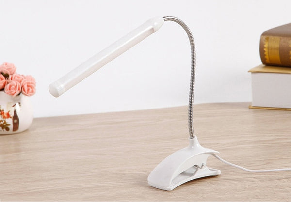 USB Led Desk Lamp With Clip Flexible Table Lamp For Bedside Book Reading Study Office Work Children Night Light