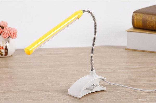 USB Led Desk Lamp With Clip Flexible Table Lamp For Bedside Book Reading Study Office Work Children Night Light