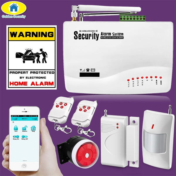 High Quality 10A APP Control Wireless GSM Dual Antenna Alarm Systems Security Home 850/900/1800/1900MHz Spanish/Russian/English