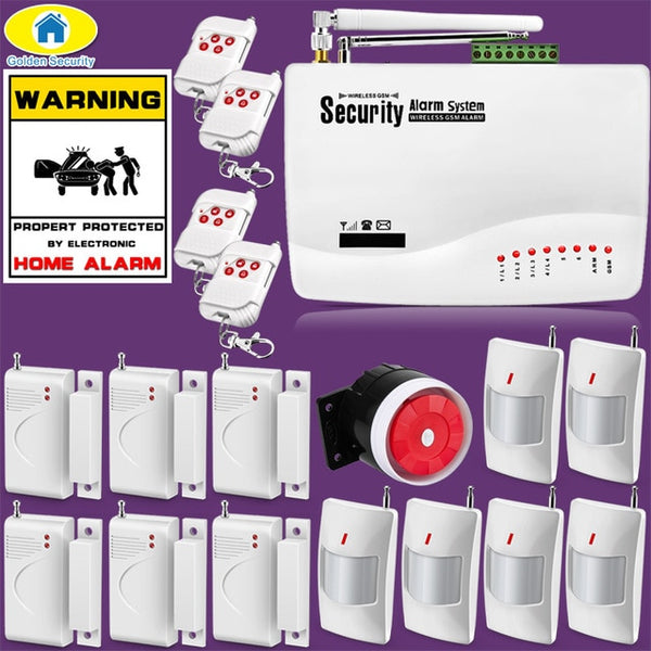 High Quality 10A APP Control Wireless GSM Dual Antenna Alarm Systems Security Home 850/900/1800/1900MHz Spanish/Russian/English