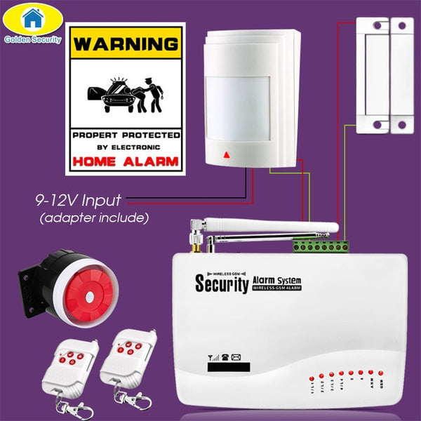 High Quality 10A APP Control Wireless GSM Dual Antenna Alarm Systems Security Home 850/900/1800/1900MHz Spanish/Russian/English