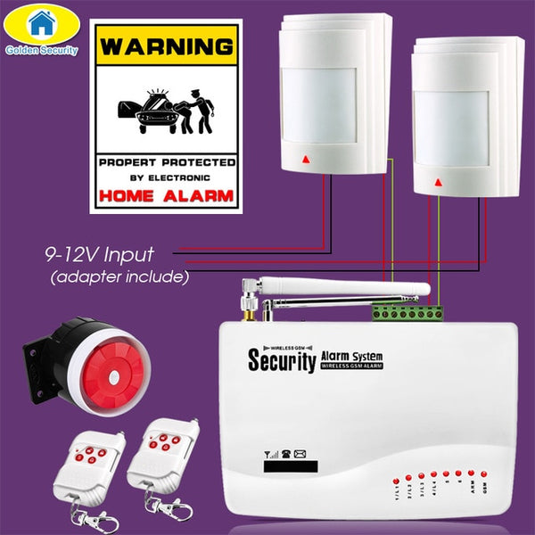 High Quality 10A APP Control Wireless GSM Dual Antenna Alarm Systems Security Home 850/900/1800/1900MHz Spanish/Russian/English