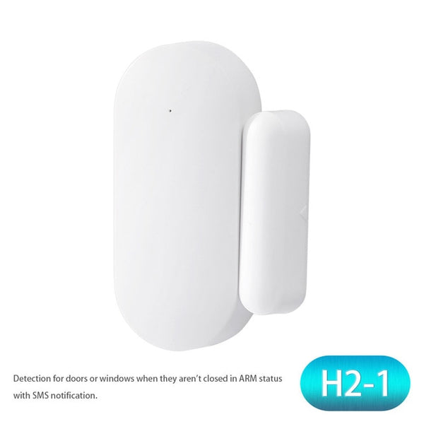 HOMSECUR DIY Wireless Home Security WIFI GSM Alarm system APP Remote Control RFID card Arm Disarm(Alarm Panel LA02 PIR etc.)