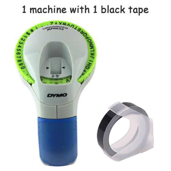 Dymo 12965 Manual Label Printers dymo 1610 1540 motex c101 9mm 3D Embossing Tapes for Dymo Organizer Xpress Label Makers