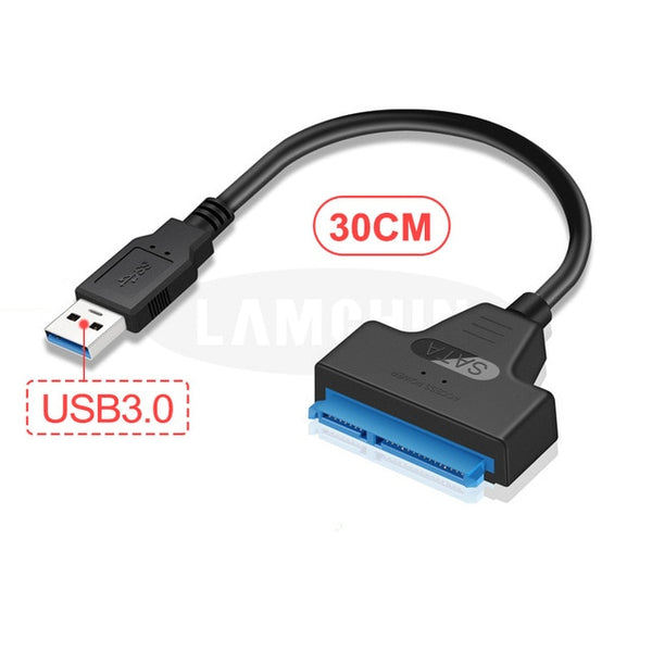 Sata To USB 3.0 Hard Driver Adapter 2.5 Inches External SSD HDD Hard Drive 22 Pin Sata III Type C Cable Sata USB Cable