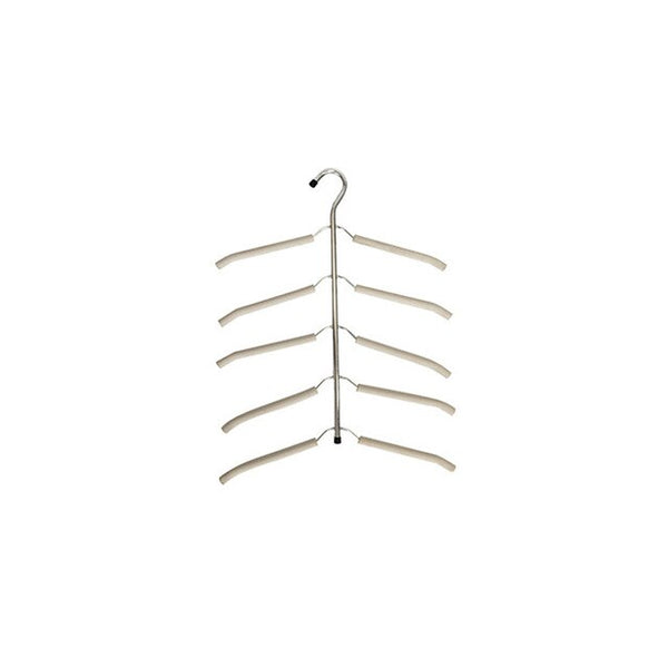 Household Storage Collection Appliances Sponge Multilayer Non-slip Hangers Stainless Steel Clothing Hanging For Bedroom