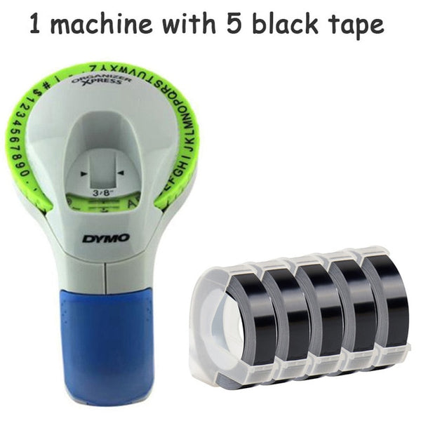 Dymo 12965 Manual Label Printers dymo 1610 1540 motex c101 9mm 3D Embossing Tapes for Dymo Organizer Xpress Label Makers
