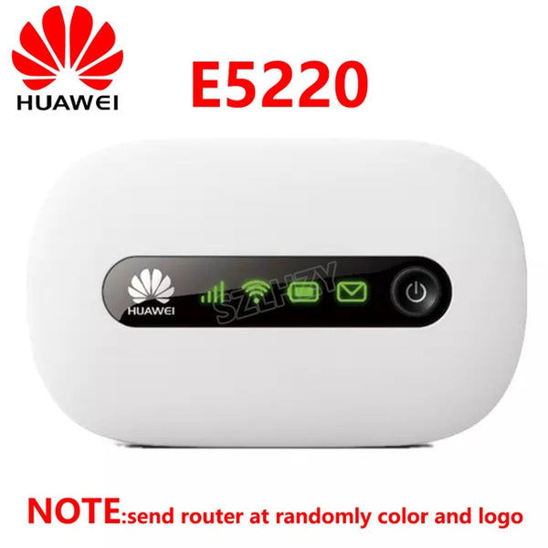 Unlocked Huawei E5220 3G Wifi Wireless Router Mifi Mobile Hotspot Portable Pocket Car Wifi 3G Modem With SIM Card Slot PK E5330
