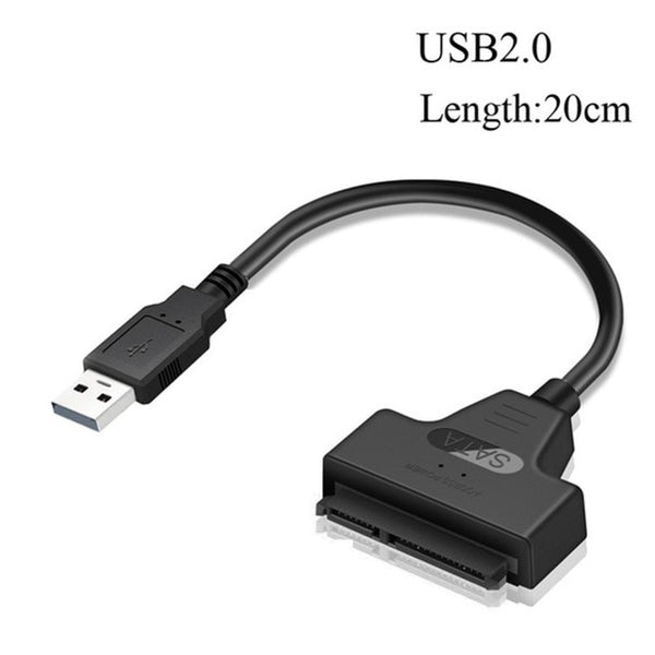 NEW USB 3.0 SATA 3 Cable Sata to USB Adapter Up to 6 Gbps Support 2.5 Inches External SSD HDD Hard Drive 22 Pin Sata III Cable