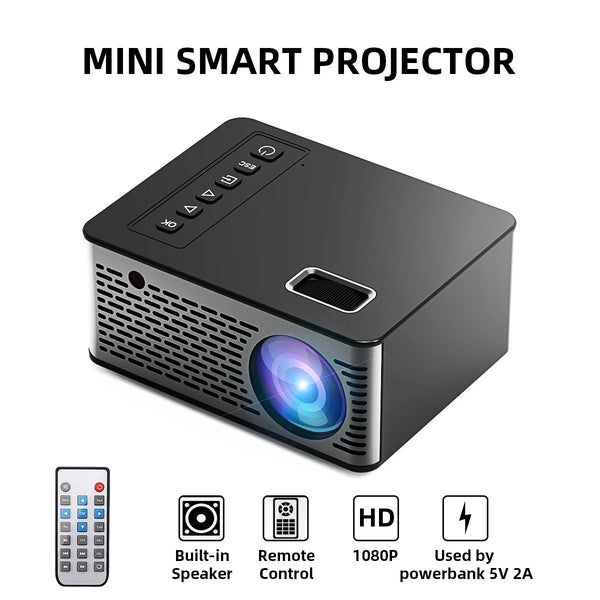 UNIC UC26 Mini Projector Support 1080P Full HD Projector LCD LED Home Theater Projector 600 Lumens Outdoor Home HDMI/USB/AV
