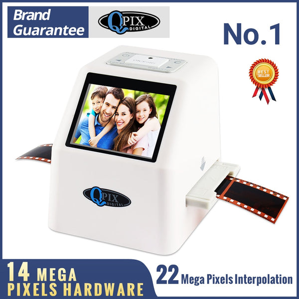 High Resolution 22 MP 110 135 126KPK Super 8 Negative Photo Scanner 35mm Slide Film Scanner Digital Film Converter 2.4"LCD