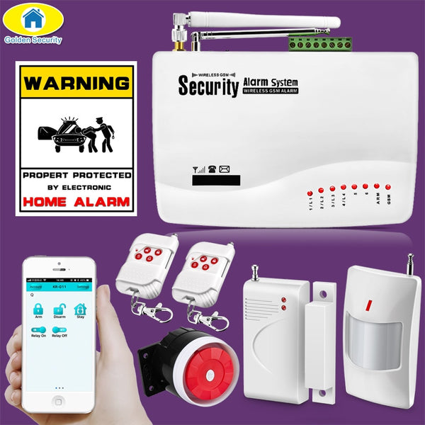 High Quality 10A APP Control Wireless GSM Dual Antenna Alarm Systems Security Home 850/900/1800/1900MHz Spanish/Russian/English