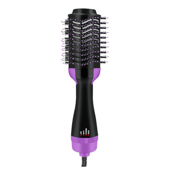 3 in 1 One Step Hair Dryer and Volumizer Hair Dryer Brush Rotating Curling for Styling Blow Hairdryer Hot Air Driyer Straighten