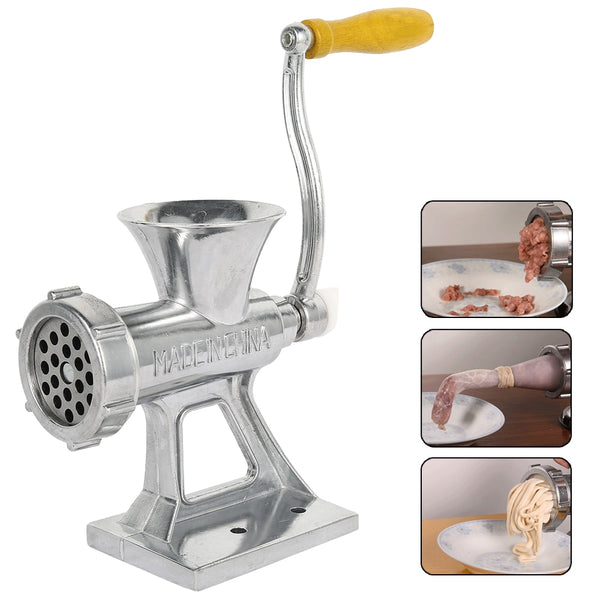 Aluminium Alloy Manual Meat Grinder Noodle Sausage Handheld Making Gadgets Mincer Home Kitchen Cooking Tools Food Processor