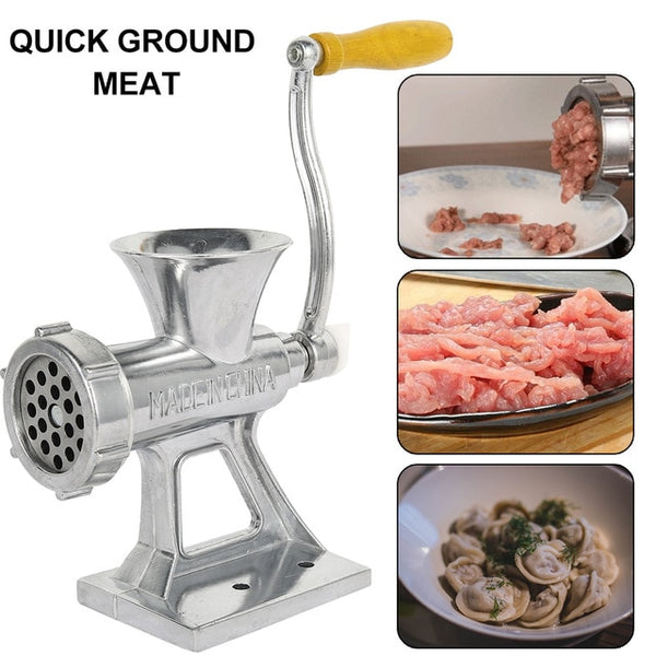 Aluminium Alloy Manual Meat Grinder Noodle Sausage Handheld Making Gadgets Mincer Home Kitchen Cooking Tools Food Processor