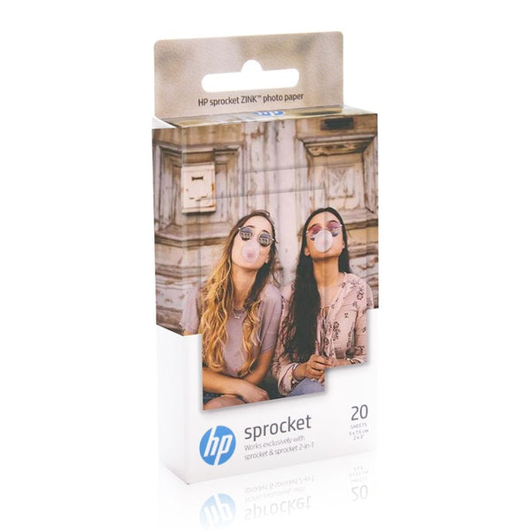 Topcolor 100 sheets HP Photo Paper ZINK for HP Sprocket Photo Printer Bluetooth Printing Pocket Mini Sticky Photo Paper 5*7.6cm