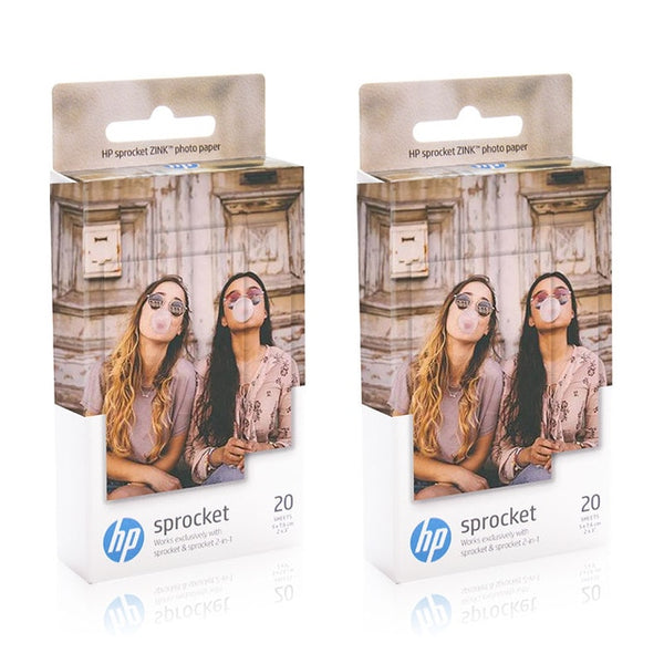 Topcolor 100 sheets HP Photo Paper ZINK for HP Sprocket Photo Printer Bluetooth Printing Pocket Mini Sticky Photo Paper 5*7.6cm