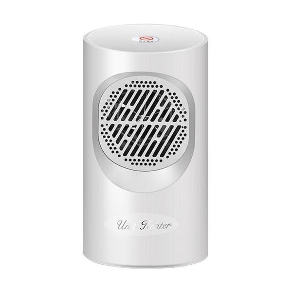 300W Mini Electric Heater 7-blade Vortex Wide Angle Desktop Household Touch Screen Warm Machine Bathroom Appliances