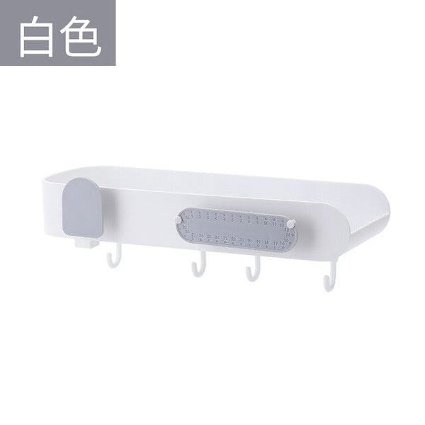 1PCS Creative Bathroom Hook Rack Toilet Wall-mounted Non-perforated Toilet Appliance Storage Rack