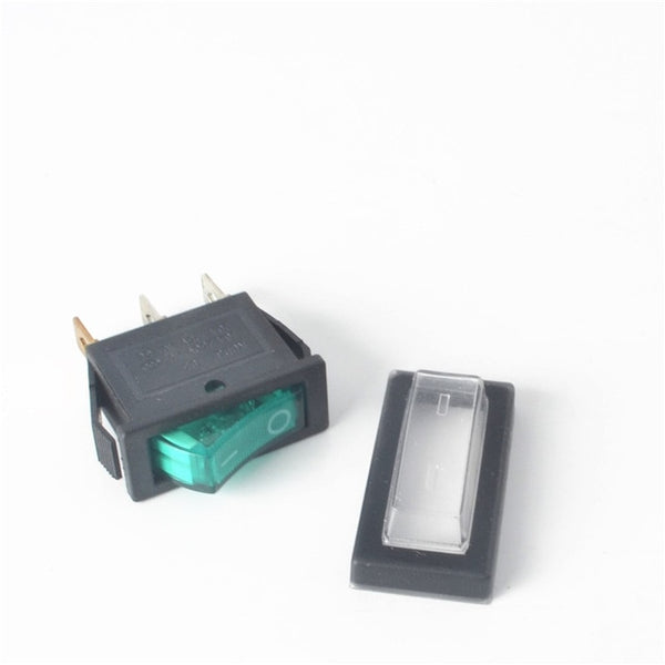 KCD3 Rocker Switch ON-OFF 2 Position 3 Pin Electrical equipment  With Light Power Switch 16A 250VAC/ 20A 125VAC