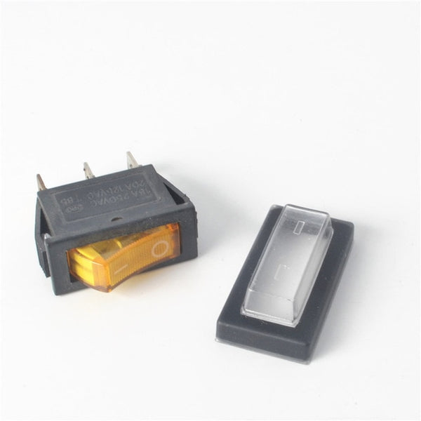 KCD3 Rocker Switch ON-OFF 2 Position 3 Pin Electrical equipment  With Light Power Switch 16A 250VAC/ 20A 125VAC