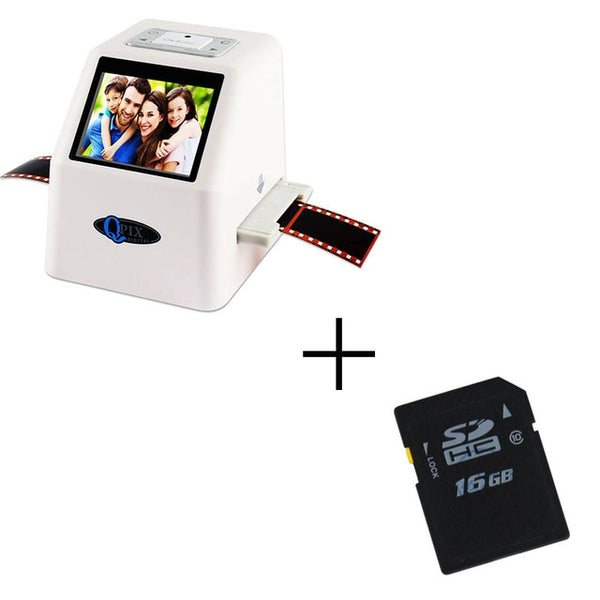 High Resolution 22 MP 110 135 126KPK Super 8 Negative Photo Scanner 35mm Slide Film Scanner Digital Film Converter 2.4"LCD