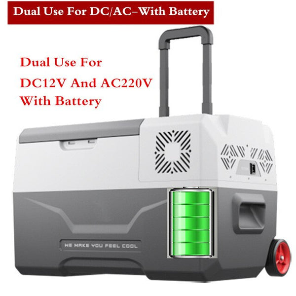 30L Frige -20 Degrees 12V Portable Compressor 24h Lithium Battery Life Car Refrigerator Mini Multi-Function Home Cooler Freezer