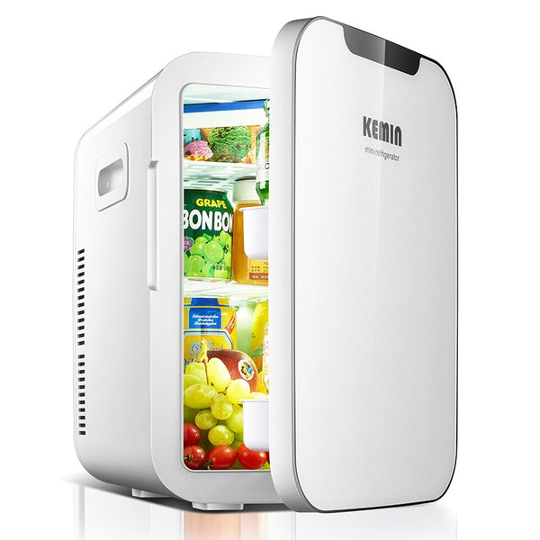 KEMIN 20L Auto Mini Fridge for Car Refrigerator Portable Freezer Rapid Refrigeration Household Dual-core Cooler LED Display