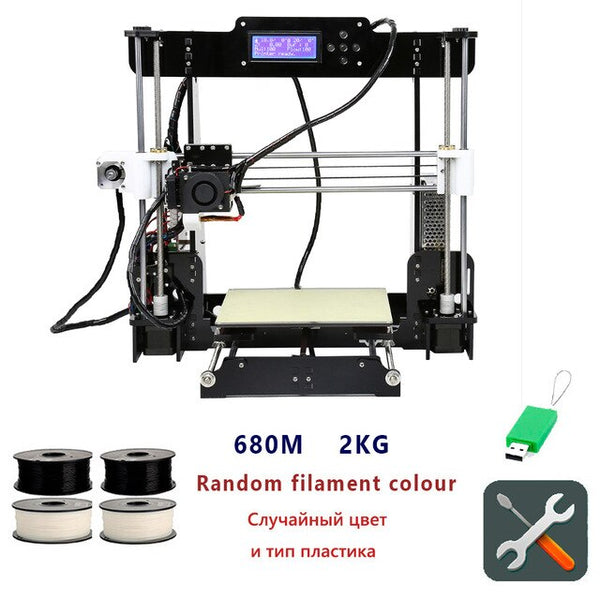 Additional soplo nozzle 3D printer kit New prusa i3 reprap Anet A6 A8/SD card PLA plastic as gifts/ Moscow