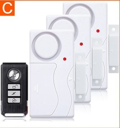 Darho Door Window Entry Security Wireless Remote Control Sensor Alarm Host Burglar Security Alarm System Home Protection Kit