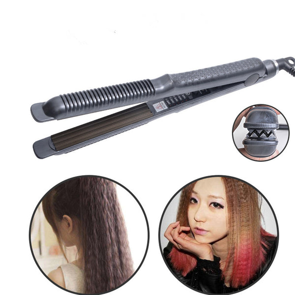 Ceramic Hair Care Curl Straightener Flat Iron Perm Splint Tourmaline Ceramic Curved Plates Flat Iron Hair Straightner