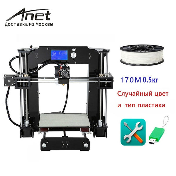 Additional soplo nozzle 3D printer kit New prusa i3 reprap Anet A6 A8/SD card PLA plastic as gifts/ Moscow