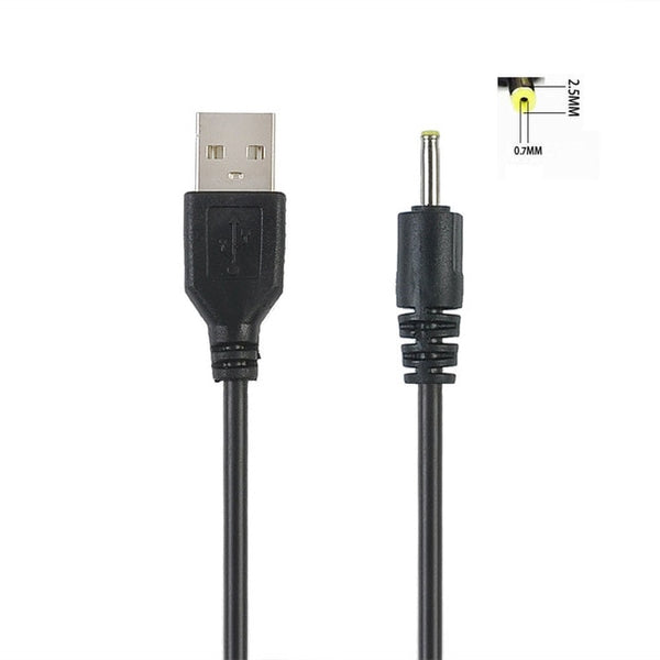 USB Port to 2.0*0.6mm 2.5*0.7mm 3.5*1.35mm 4.0*1.7mm 5.5*2.1mm 5V DC Barrel Jack Power Cable Connector