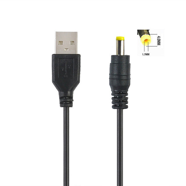 USB Port to 2.0*0.6mm 2.5*0.7mm 3.5*1.35mm 4.0*1.7mm 5.5*2.1mm 5V DC Barrel Jack Power Cable Connector